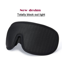 Load image into Gallery viewer, 3D Sleeping Mask Block Out Light Soft Padded Sleep Mask For Eyes Eye Shade Blindfold Sleeping Aid Face Mask Eyepatch