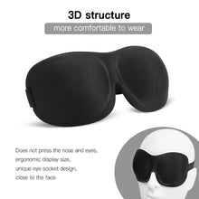 Load image into Gallery viewer, 3D Upgraded Sleep Mask Total Blackout Eyeshade Sleeping Aid For Travel Rest Blindfold Soft Sleeping Eye Mask Women Men Eyepatch