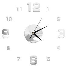 Load image into Gallery viewer, Wall ClockMirror Wall Stickers Removable Art Decal Sticker