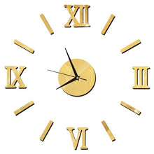 Load image into Gallery viewer, Wall ClockMirror Wall Stickers Removable Art Decal Sticker