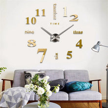 Load image into Gallery viewer, Wall ClockMirror Wall Stickers Removable Art Decal Sticker