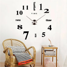 Load image into Gallery viewer, Wall ClockMirror Wall Stickers Removable Art Decal Sticker