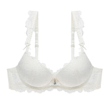 Load image into Gallery viewer, Varsbaby Sexy Lace Push Up Bra Gathers Underwear for Women