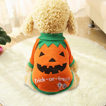 Load image into Gallery viewer, Halloween Cartoon Pumpkin Witch Print Pet Vest Cat Small Dog Costume