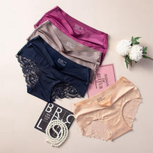 Load image into Gallery viewer, Sexy Lace Panties Seamless Women Underwear Briefs Nylon Silk for Ladies Cotton Transparent Lingerie