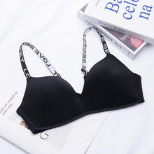 Load image into Gallery viewer, 75-85 A/B Cup Women Wireless Bras Seamless Letter Straps Bra Sexy Lingerie Adjustable Push Up Bralette