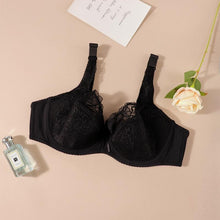 Load image into Gallery viewer, Women's Large Size Bras 75E 80E 85E 90E 95E 100E Female Plus Size Lace Underwear Unlined Ultra Thin Soft Cotton Bras