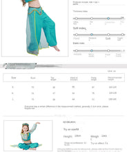 Load image into Gallery viewer, Children's Day Halloween Green Arab Girls' Costume Children's Belly Dance Clothes India Dancing Dress