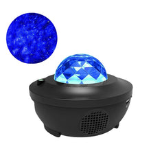 Load image into Gallery viewer, Creative Night Light Gift USB Laser Voice Control Bluetooth Speaker Led Bedside Ambience Light Projector Star Light