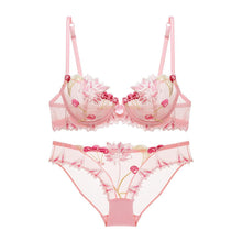 Load image into Gallery viewer, Varsbaby Sexy Floral Lace Underwear Women Ladies Bra Set