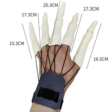 Load image into Gallery viewer, Left Right Hand Claw Halloween Skeleton Finger Funny Costume Party Props Hand Model
