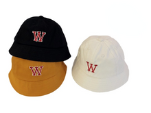 Load image into Gallery viewer, Children's Outdoor Sun Hat for 2-8 Years Old Pure Cotton Sun Hat Embroidered Letter Sun-Proof Bucket Hat
