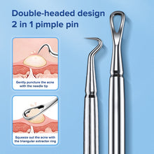 Load image into Gallery viewer, llano Acne Remover Needles Blackhead Pimple Comedone Extractor Blemish Zit Face Skin Care Cleaner Removal Tools