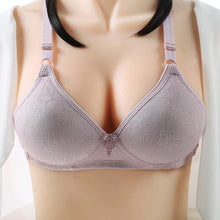 Load image into Gallery viewer, Women Gathered Bra Cotton Soft And Comfortable Thin Mold Cup Women's Breast Bras Underwear