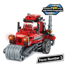 Load image into Gallery viewer, 3in1 High-Tech Creative City Train Building Blocks Motorcycle Road Roller Bricks DIY kid Transform Train Toys Children Gift
