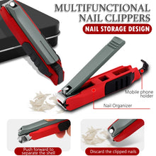 Load image into Gallery viewer, 3pcs Manicure Nail Toenail Clipper Set Stainless Pedicure Kit Tool Nail Cutter File Tools Set Travel Multifunction Clippers Set