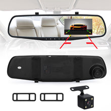Load image into Gallery viewer, 4.3inch HD 1080P Dual Lens Car DVR Dash Cam Auto Front And Rear Mirror Camera Digital Video Recorder Vehicle Electronics