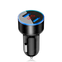 Load image into Gallery viewer, 4.8A 5V Car Chargers 2 Ports Fast Charging For Samsung Huawei iphone 11 8 Plus Universal Aluminum Dual USB Car-charger Adapter