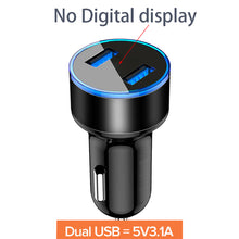Load image into Gallery viewer, 4.8A 5V Car Chargers 2 Ports Fast Charging For Samsung Huawei iphone 11 8 Plus Universal Aluminum Dual USB Car-charger Adapter