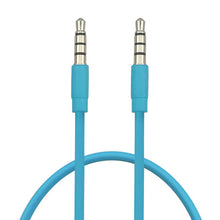 Load image into Gallery viewer, 4 Pole Aux Cable 3.5mm Male to Male Jack Audio Cable Nickel Plated Plug Stereo Audio Cord for Headphone Speaker MP3/4 CD Player