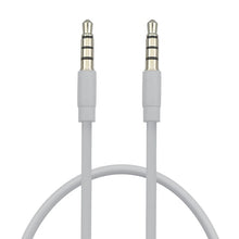 Load image into Gallery viewer, 4 Pole Aux Cable 3.5mm Male to Male Jack Audio Cable Nickel Plated Plug Stereo Audio Cord for Headphone Speaker MP3/4 CD Player