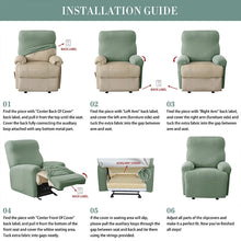 Load image into Gallery viewer, Jacquard Recliner Sofa Cover for Living Room Elastic Reclining Chair Cover Relaxing Sofa Cover Relax Armchair cover