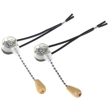 Load image into Gallery viewer, 4pcs Universal Wall Light Pull Switch Home Ceiling Fan Lamp Pull Chain Cord Switch Set Replacement Tools 3A/250V