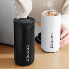 Load image into Gallery viewer, 400ml 550ml Stainless Steel Coffee Mug with Lid Thermal Cup Thermos for Water Cafe Travel Drinkware Insulated Water Bottle