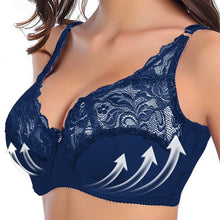 Load image into Gallery viewer, ECMLN 36-44 BC Ultrathin Transparent Brassiere Big Size Women Bra Solid Lace Hollow Out Soutien Gorge Underwear