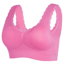 Load image into Gallery viewer, Middle-aged and Elderly Bra Underwear Plus Size Without Steel Ring Bra Women's Vest Sports Bra