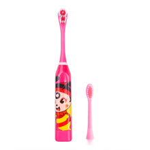 Load image into Gallery viewer, Children Electric Toothbrush Soft Hair Ultrasonic Waterproof Oral Care Tooth-brush Double-sided Belt Replacement Head