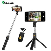 Load image into Gallery viewer, Ahowie 3 In 1 Wireless Bluetooth Selfie Stick for iphone/Android/Huawei Foldable Handheld Monopod Shutter Remote Extenda Monopod