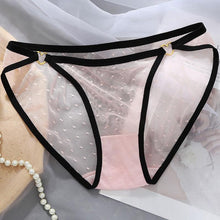 Load image into Gallery viewer, Women Panties Sexy Mesh Dots Underwear Knickers Female Seamless Briefs Lingerie Transparent Underpants KL130