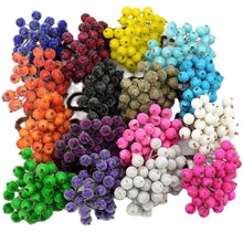 Load image into Gallery viewer, 40pcs Mini Artificial Flower Fruit Foam Berry Christmas Decoration Bouquet For Wedding Home Decor DIY Scrapbooking Bacca Wreath