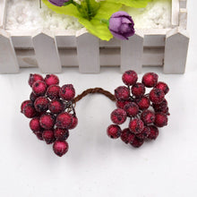 Load image into Gallery viewer, 40pcs Mini Artificial Flower Fruit Foam Berry Christmas Decoration Bouquet For Wedding Home Decor DIY Scrapbooking Bacca Wreath