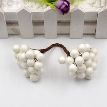 Load image into Gallery viewer, 40pcs Mini Artificial Flower Fruit Foam Berry Christmas Decoration Bouquet For Wedding Home Decor DIY Scrapbooking Bacca Wreath