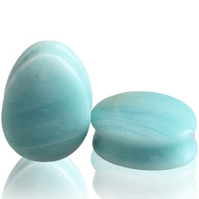 Load image into Gallery viewer, Stone Water Drop Auricle 5-25mm Ear Extender Piercing Jewelry