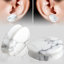 Load image into Gallery viewer, Stone Water Drop Auricle 5-25mm Ear Extender Piercing Jewelry