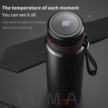 Load image into Gallery viewer, 420-1800ml Large Capacity 304 Stainless Steel Tumbler Vacuum Thermal Flask Thermos Water Coffee Tea Portable Bottle Dropship