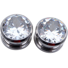 Load image into Gallery viewer, New Stainless Steel Gem Pulley Ear Stud Piercing Jewelry