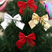 Load image into Gallery viewer, Christmas Tree Decorations Christmas Decorative Bowknot Christmas Bowknot Christmas Gifts 12 PCs Per Card