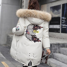 Load image into Gallery viewer, 2021 Women Winter Down Coat Duck Parkas Jacket Thick Warm Fashion Female Big Fur Collar