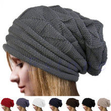 Load image into Gallery viewer, Pleated Flanging Sleeve Cap Women's Autumn and Winter Skiing Woolen Cap Outdoor Knitted Hat