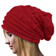 Load image into Gallery viewer, Pleated Flanging Sleeve Cap Women's Autumn and Winter Skiing Woolen Cap Outdoor Knitted Hat