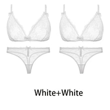 Load image into Gallery viewer, Varsbaby Sexy Transparent Underwear Bra Set 2Pcs