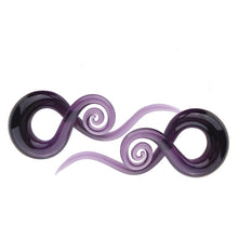 Load image into Gallery viewer, Glass Auricle Glass Snail Ear Extender Ear Studs Piercing Jewelry