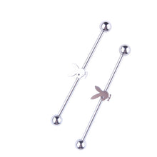 Load image into Gallery viewer, Ear Studs Ear Extender Personality Multiple Industrial Barbell Cross Bar Piercing Jewelry