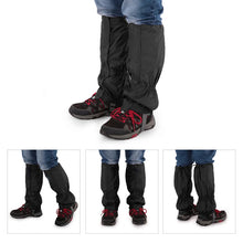 Load image into Gallery viewer, 1 Pair Gaiters Hiking Travel Leggings Waterproof Leg Warmers Shoe Covers Zippered Closure Gaiters Biking Snowboarding