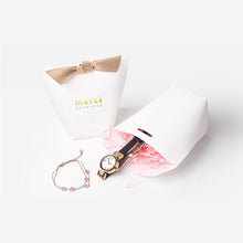 Load image into Gallery viewer, 5PCs Special Paper White Card Gilding Wedding Candy Gift Box Gift Printed Box Paper Folding Packing Box