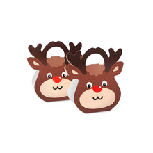 Load image into Gallery viewer, 10PCs Cute Portable Candy Box Christmas Packing Box Elk Candy Creative Packaging Cartoon Gift Box Christmas Box